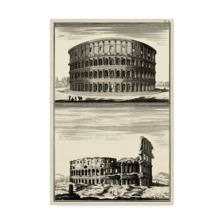 Denis Diderot 'The Colosseum' Canvas Art,12x19